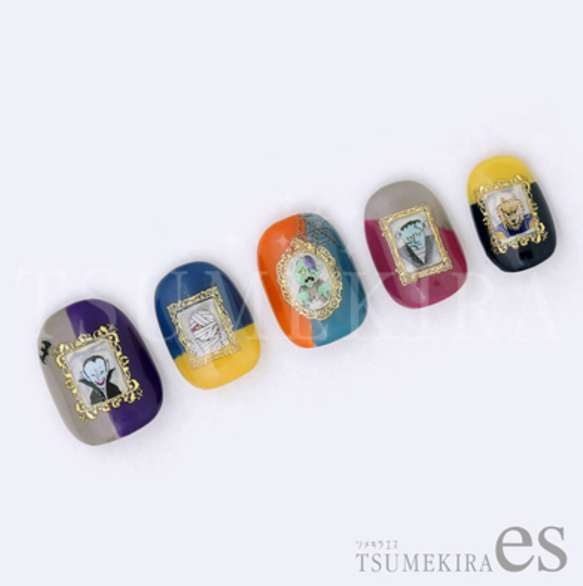 Tsumekira (es) - Tiny Spooky Halloween Nail Sticker