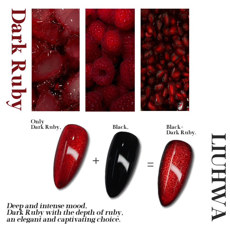 LIUHWA - Dark Ruby Magnetic Gel