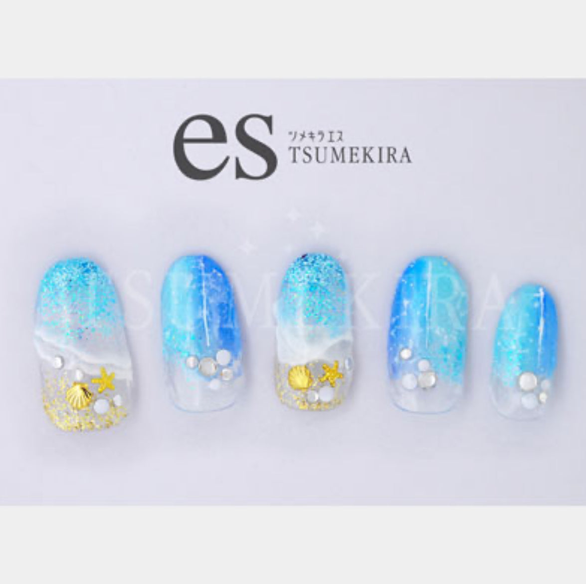 Tsumekira (es) - Water Ripple Nail Sticker