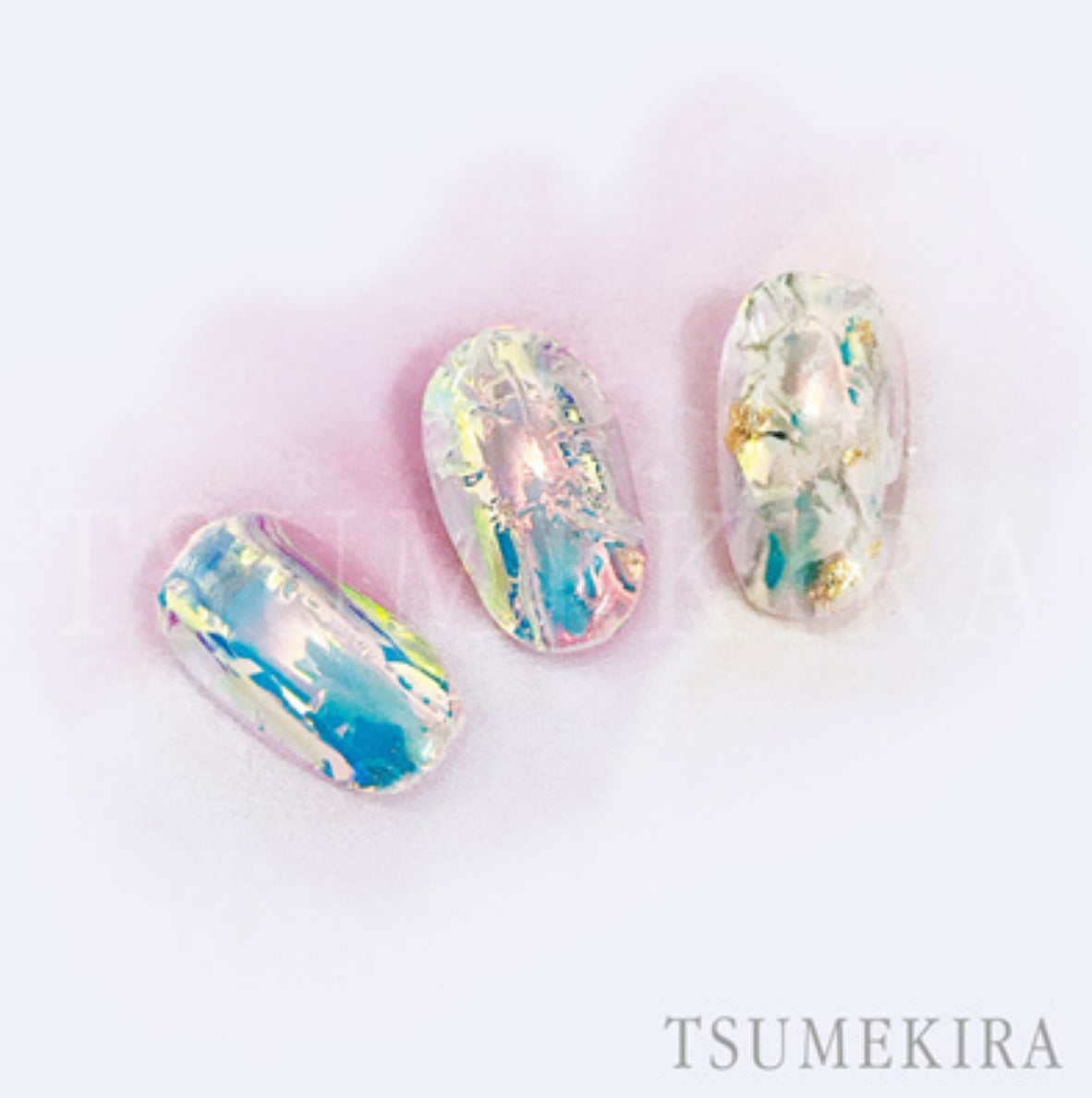 Tsumekira - Aurora Holo Plain Sheet Sticker