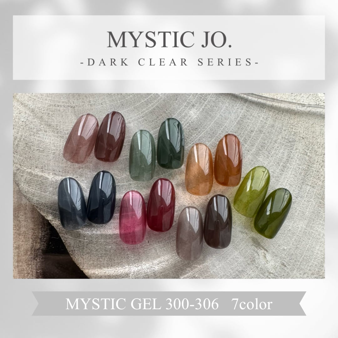 Mystic Jo. - Dark Clear Series, 7 shades (Individual/Full set)