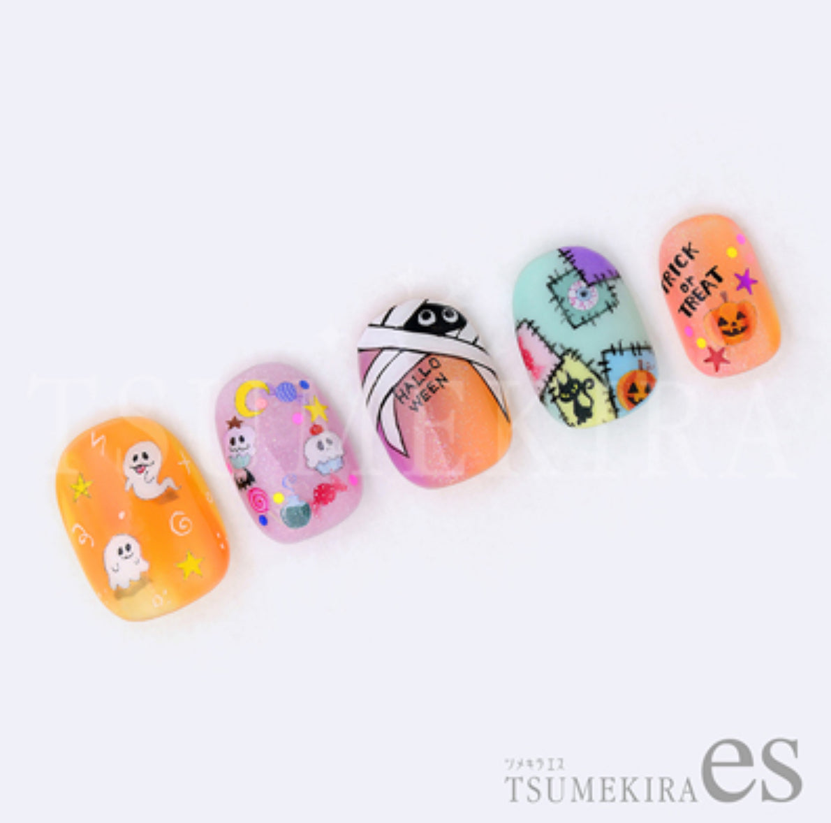 Tsumekira (es) - Tiny Spooky Halloween Nail Sticker