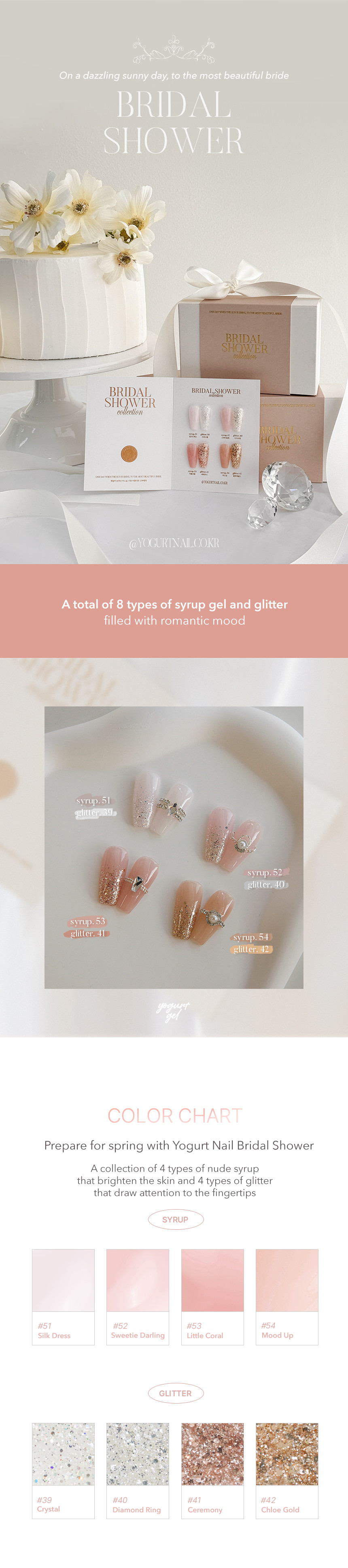 Yogurtnail Kr. - Bridal Shower (Individual/Full set)