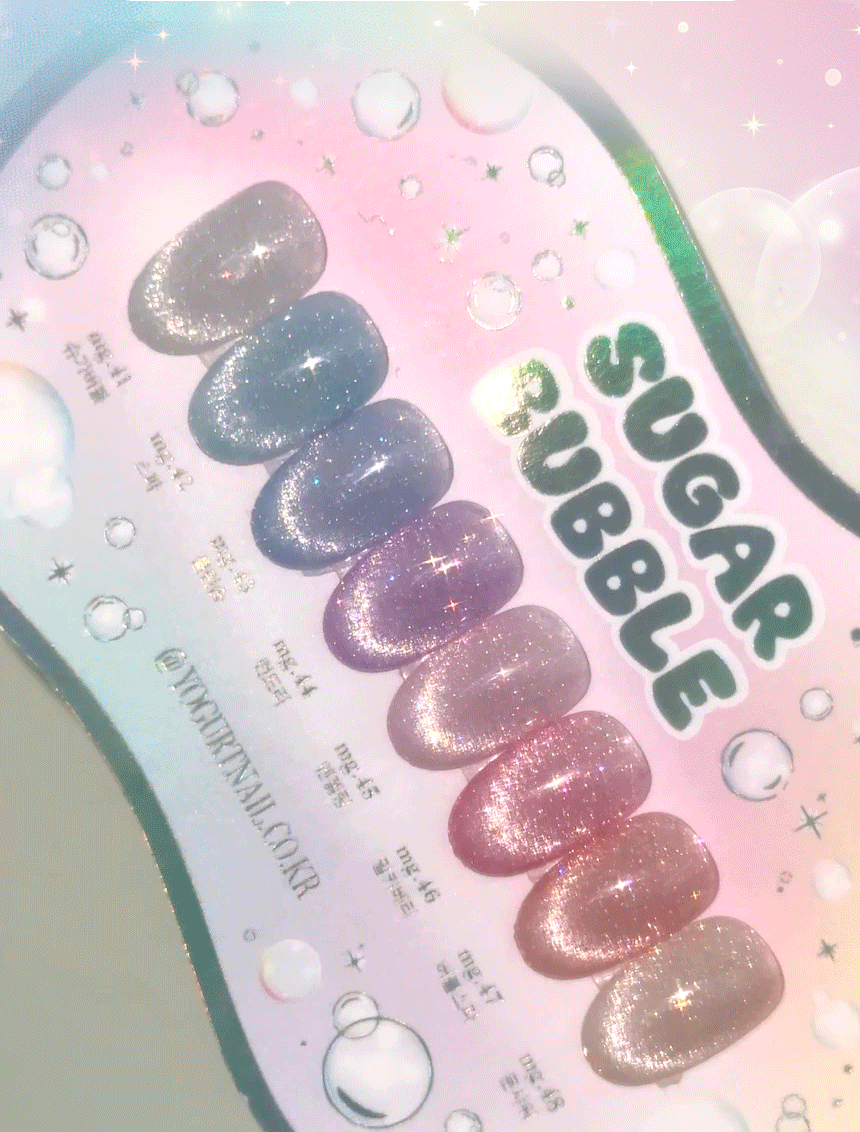 Yogurtnail Kr. - Sugar Bubble Magnetic Collection (Individuals/Full set)