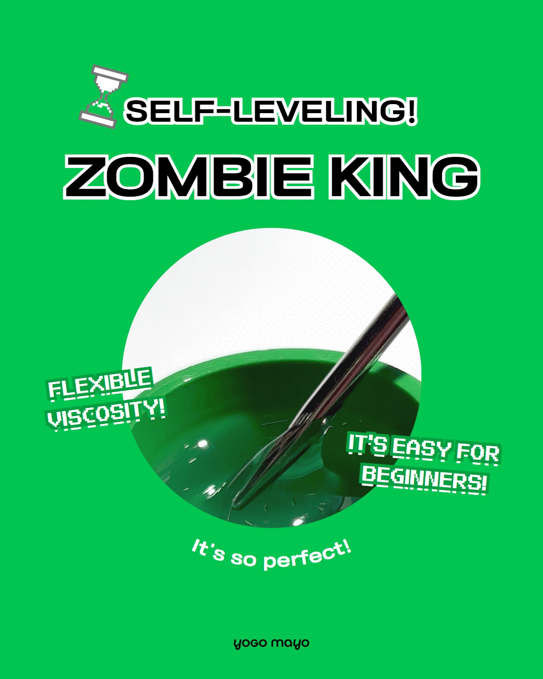 YOGO - Zombie King Builder Top Gel (Non-Wipe,30g)