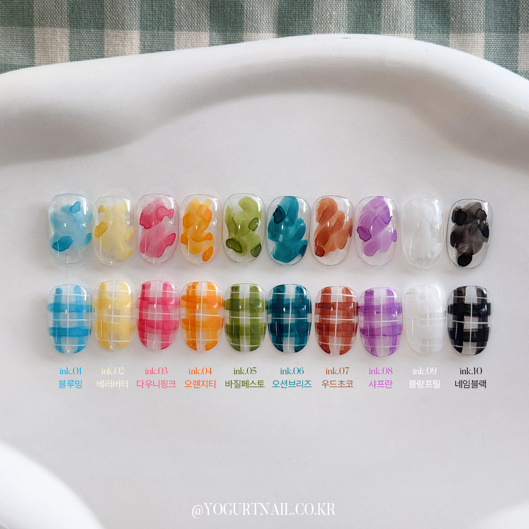 Yogurtnail Kr. - Pajamas Ink Collection (Individuals/Full set)