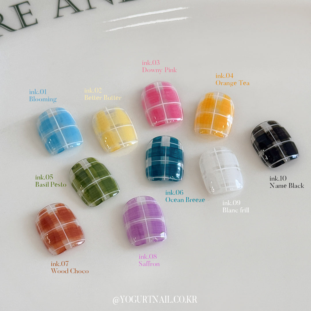 Yogurtnail Kr. - Pajamas Ink Collection (Individuals/Full set)