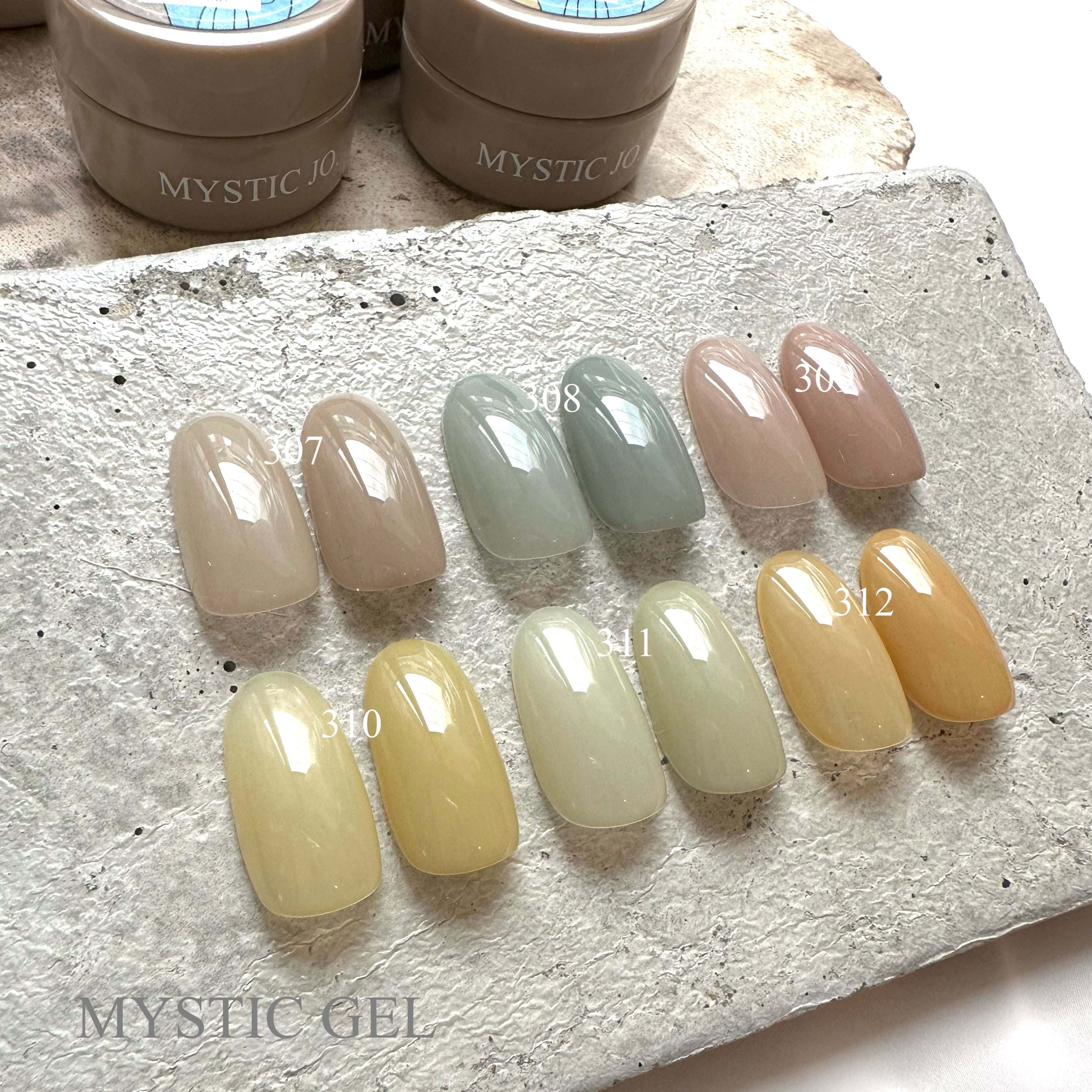 Mystic Jo. - Grayish series, 6 shades (Individual/Full set)