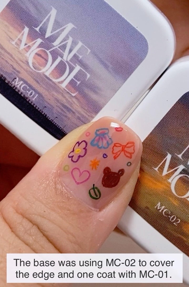 Mae Mode - Colour Gel (2 types, pencil art/powder/free edge colour correction)