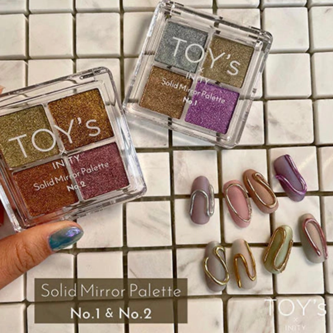 Toy’s x INITY - Solid Mirror Palette (2 types)