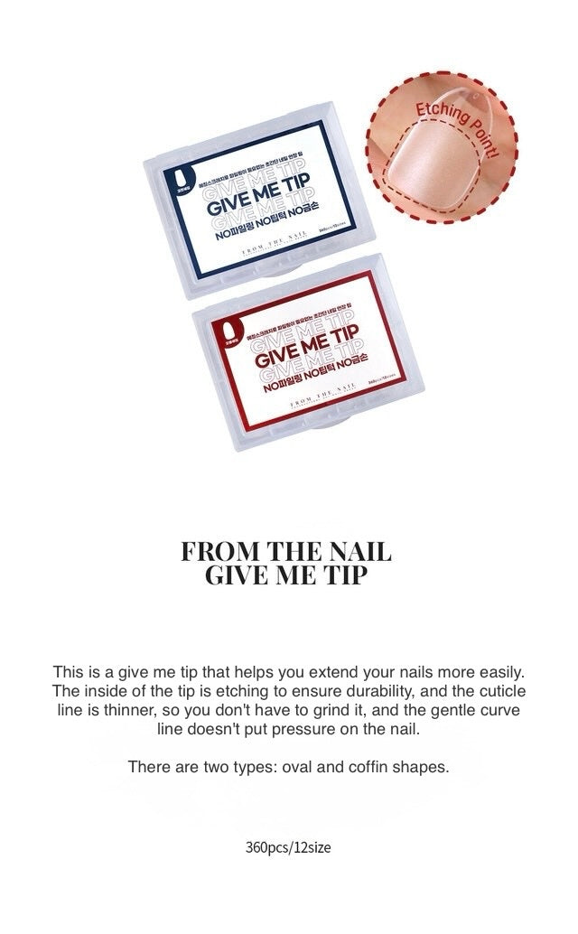 From the Nail - Give Me Tips (Oval/Coffin)