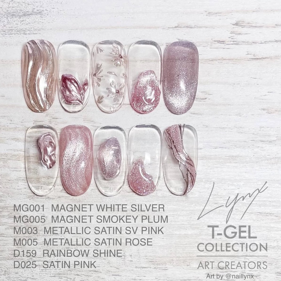 T-gel Collection - Glitter colours (15 types)