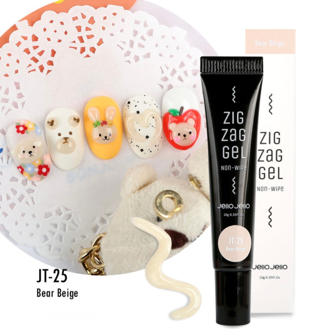 Jello Jello - Zig Zag Gel Kitsch (6 colours)