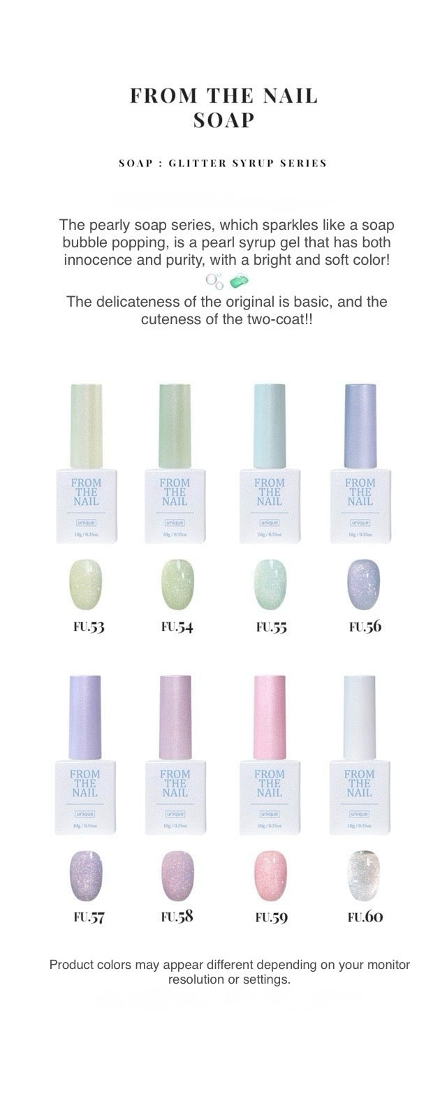 FROM THE NAIL - Soap Collection (Individuals/Full set)