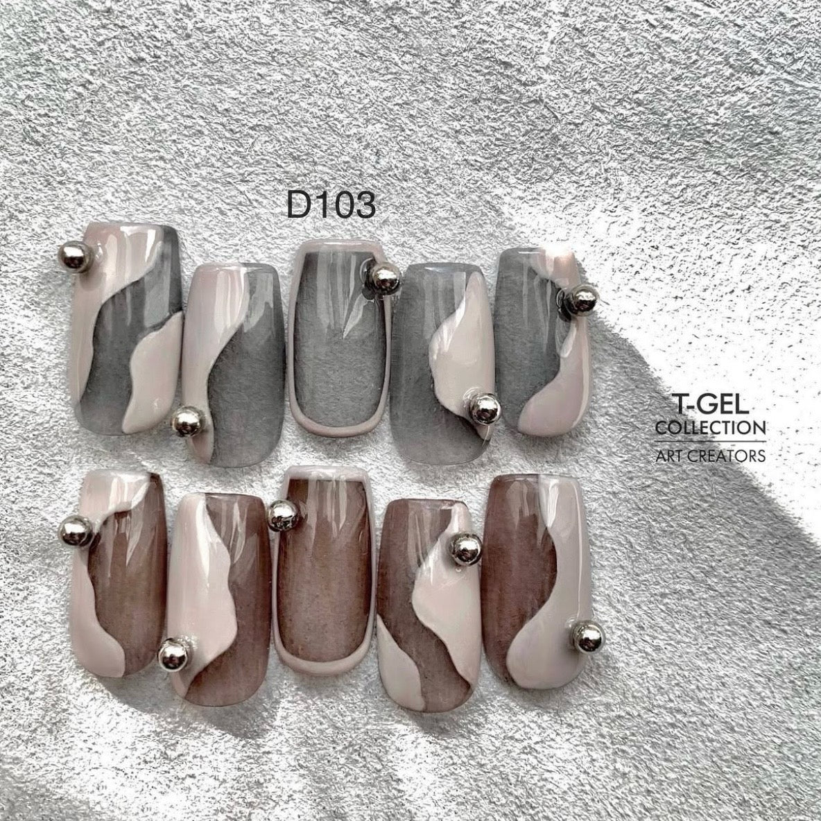 T-gel Collection - D103 Skeleton Black