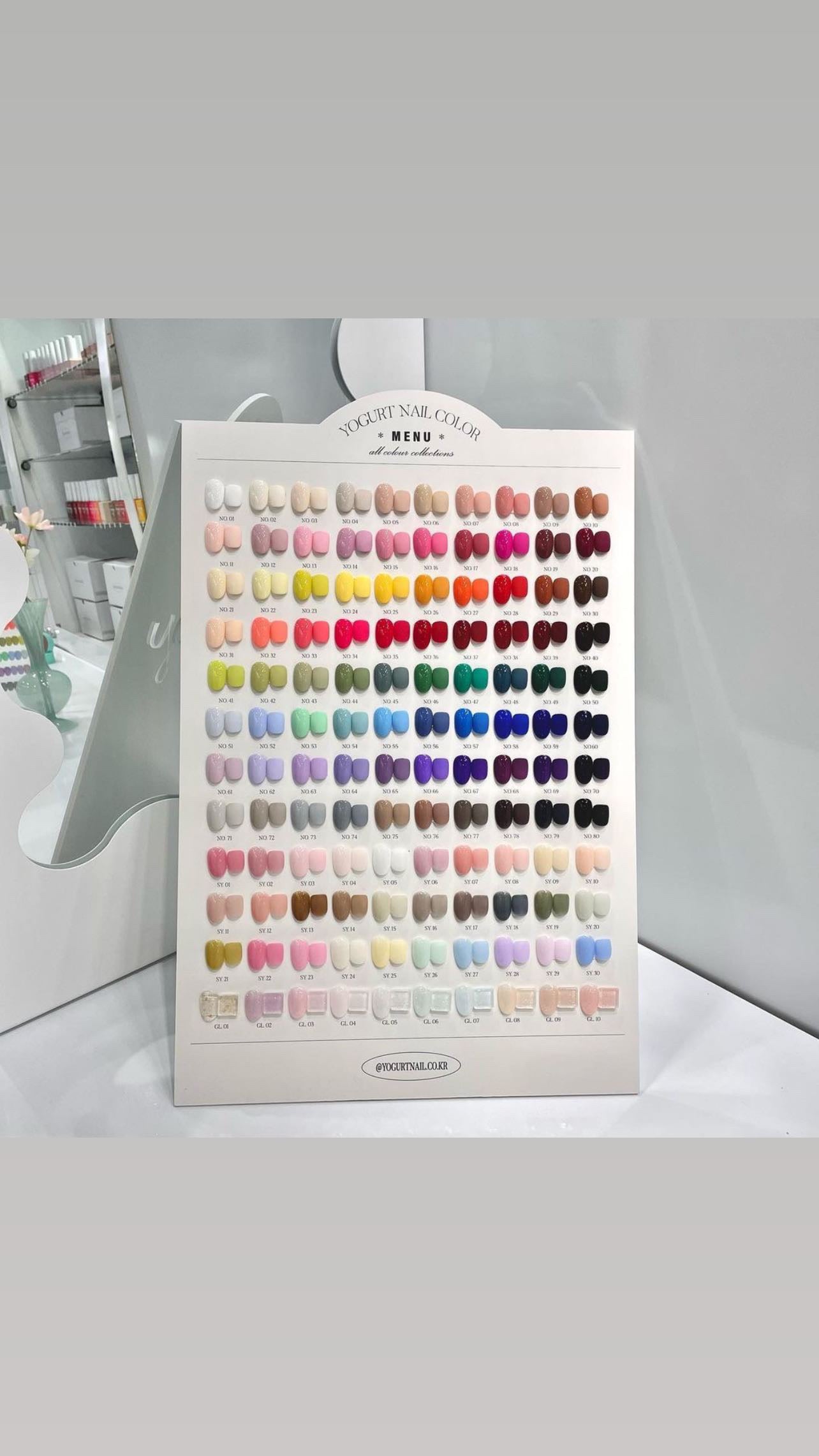Yogurtnail Kr. - Grocery Full 90 Colours Set