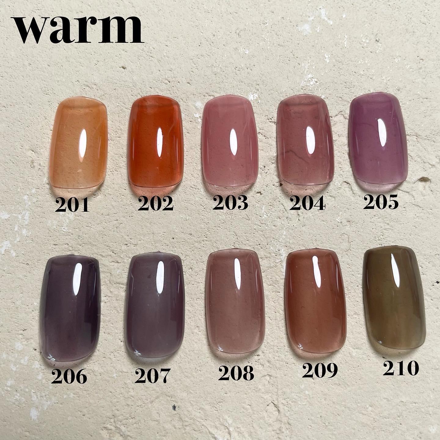 Enoi - Warm series (10 colours)